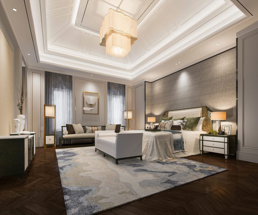 An elegant luxury suite, offering a glimpse into the high-end stays included in luxury France travel packages.